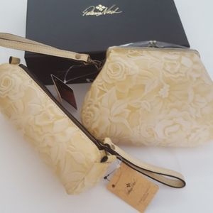 Patricia Nash Savena and Isla Tooled Rose NWT